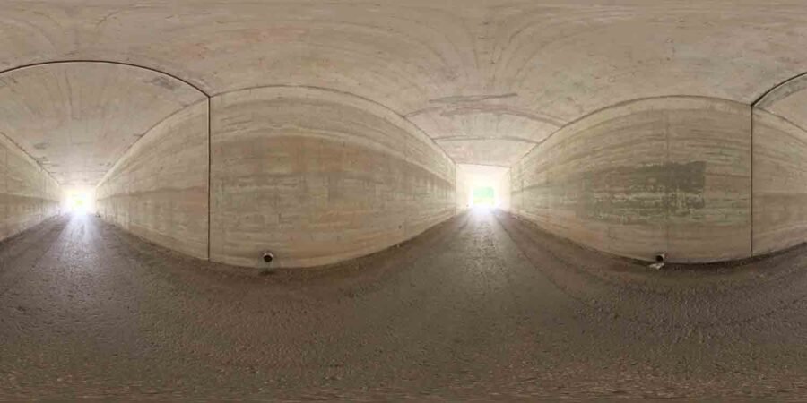 Concrete Tunnel 02 HDRI
