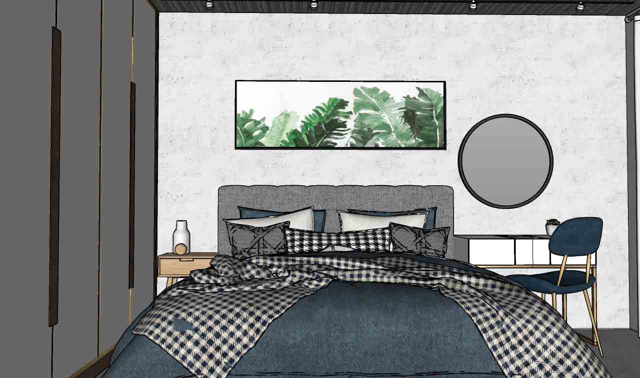 Bedroom SketchUp Model 3D