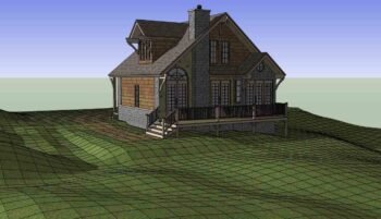 House On Forest Sketchup Model