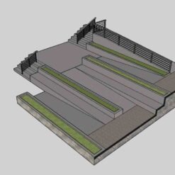 Street Section Sketchup Model