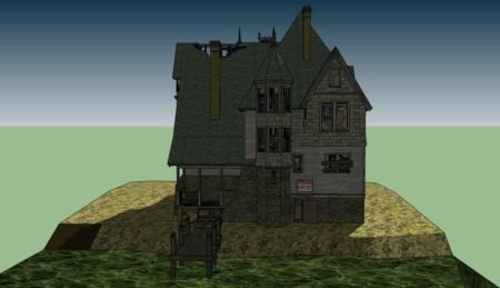 haunted house Sketchup Model