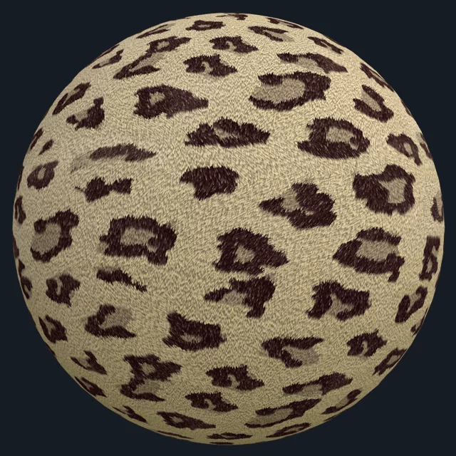 Leopard Skin Pbr Texture