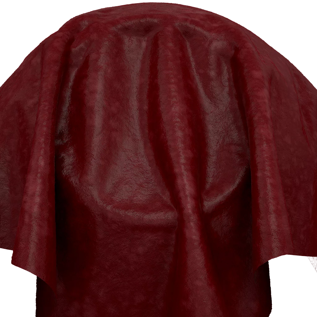Red Leather Pbr Texture