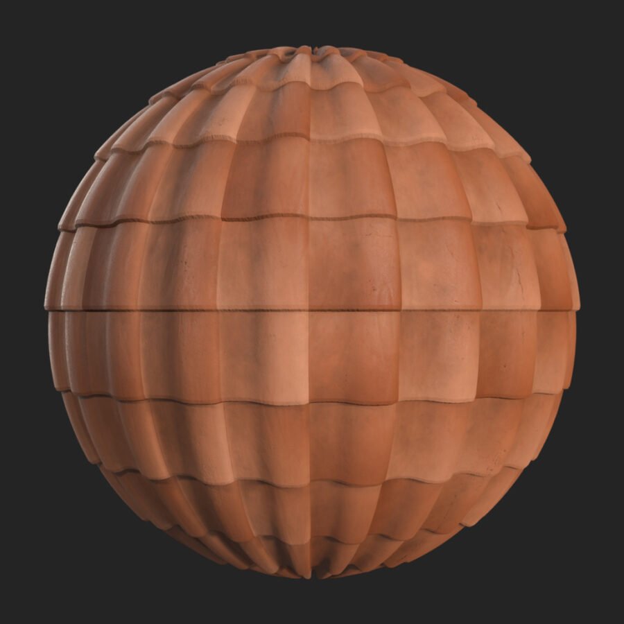 Roofing Tiles 006 pbr texture