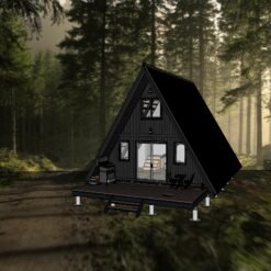 Cabin In The Wood Sketchup Model