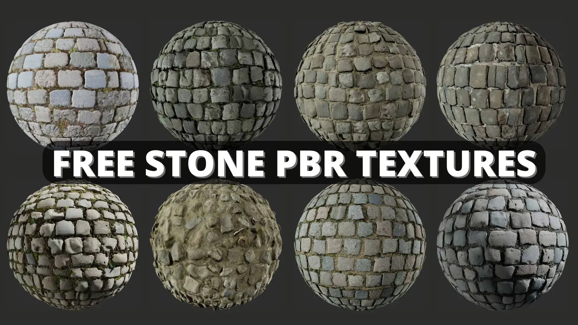 23 FREE STONE PBR TEXTURES - 3DHEVEN