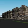 Post Apocalyptic City Sketchup Model