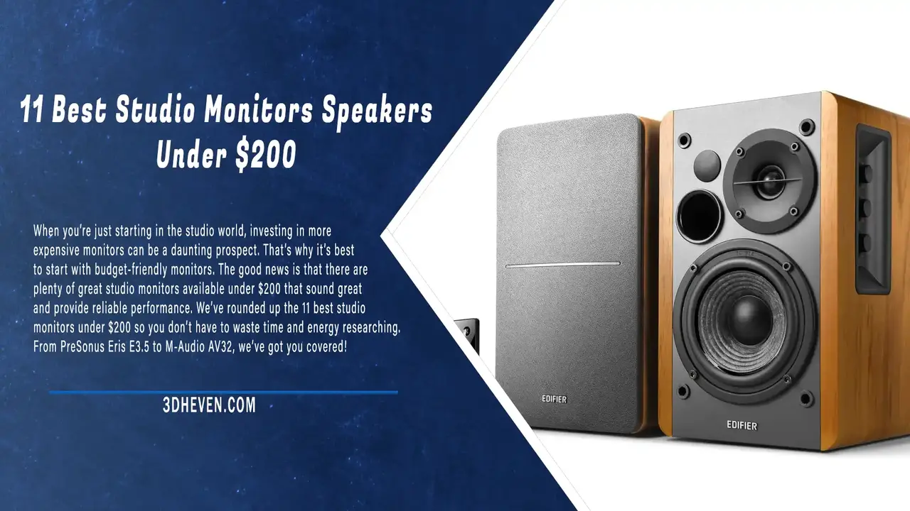 11 Best Studio Monitors Speakers Under $200