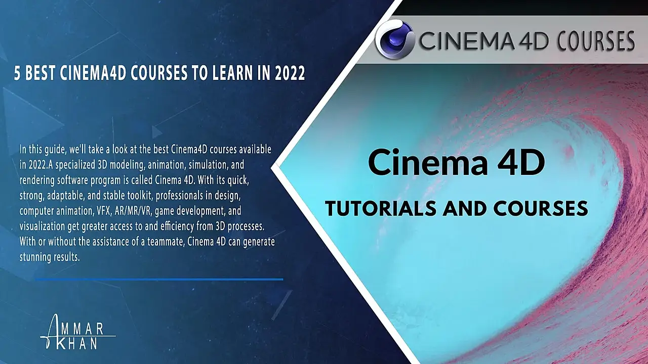 5 BEST CINEMA4D COURSES AVAILABLE TO LEARN FROM IN 2022