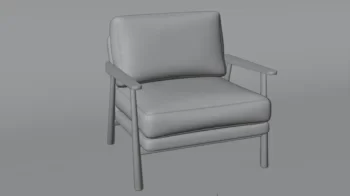 armchair 3D model