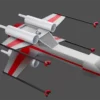 Fighter Jet Star Wars 3D Model
