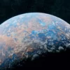 Procedural Space and Planet 3D Scene