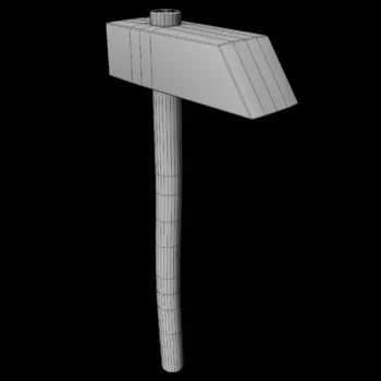 Military Props Hammer From Ac Valhalla Low Poly