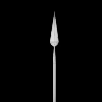 Military Props Spear From Ac Valhalla Low Poly